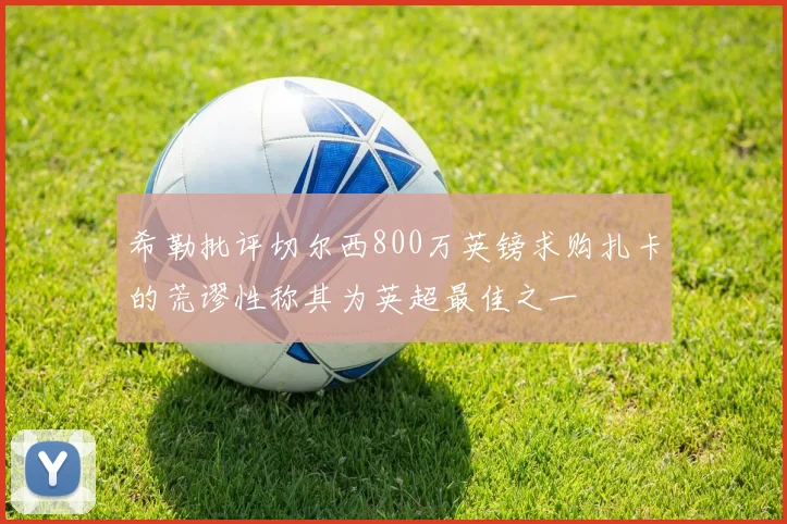 希勒批评切尔西800万英镑求购扎卡的荒谬性称其为英超最佳之一
